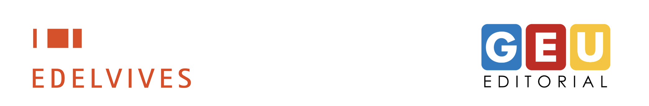 Logotipos Edelvives y Editorial GEU