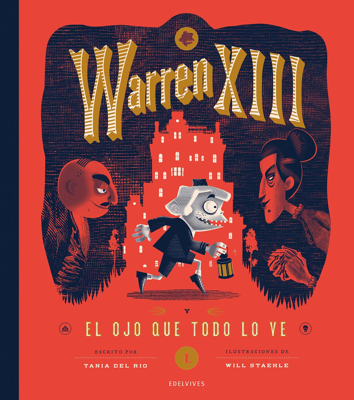 Portada libro warren XIII el ojo que todo lo ve edelvives 
