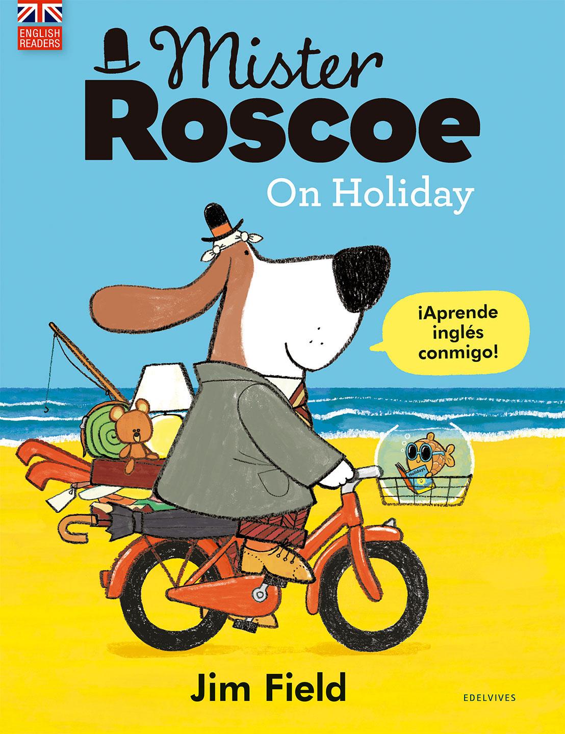 Portada libro mr roscoe on holiday edelvives 