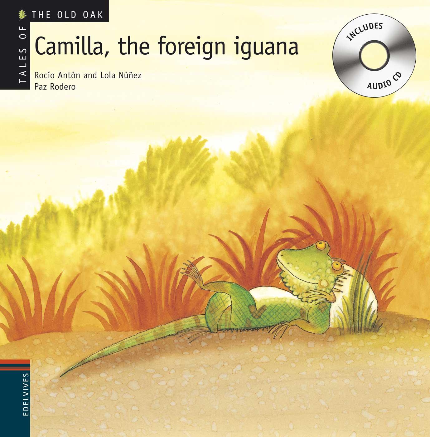 Portada libro camilla the foreign iguana edelvives 