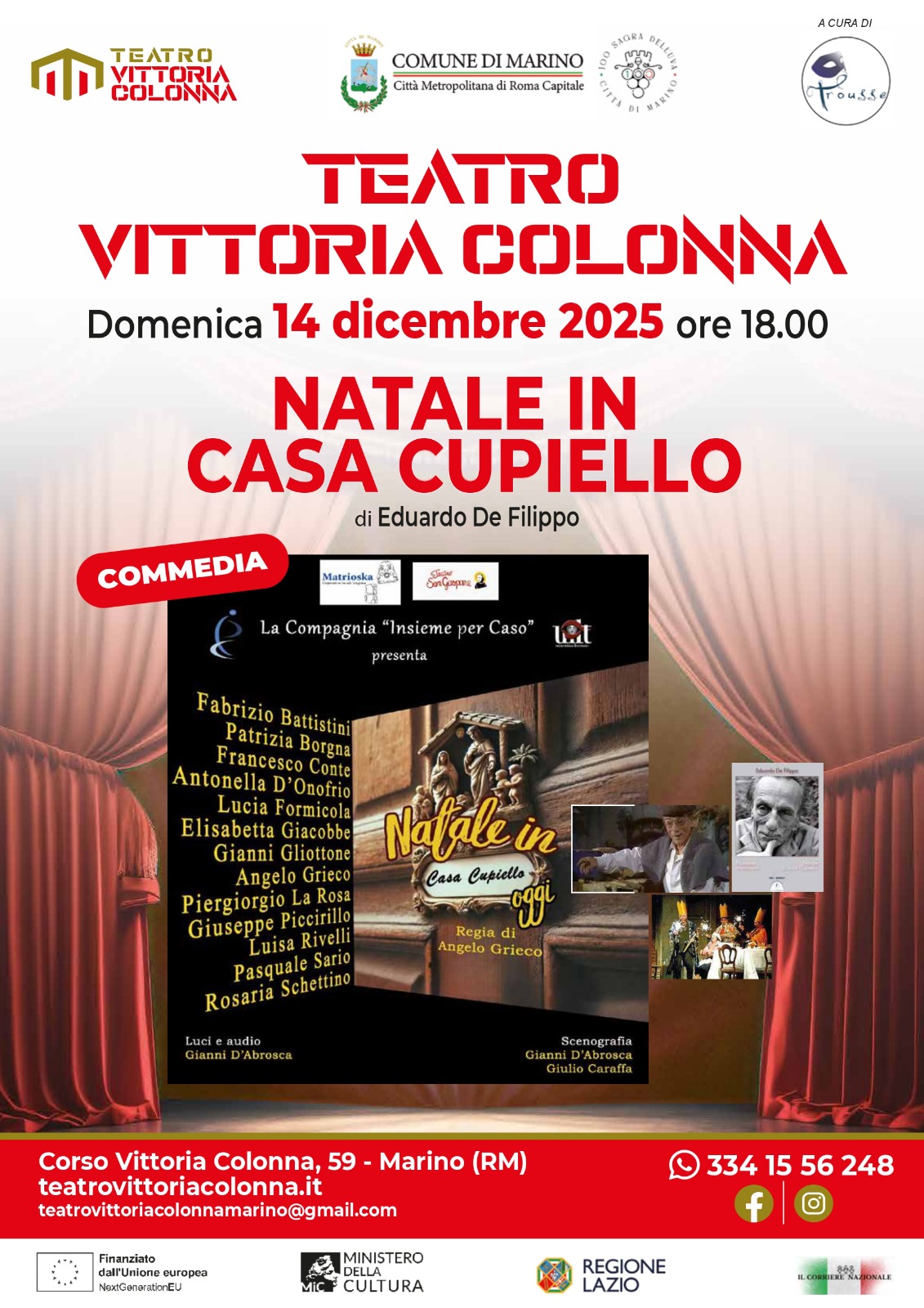 Locandina spettacolo Natale in casa Cup