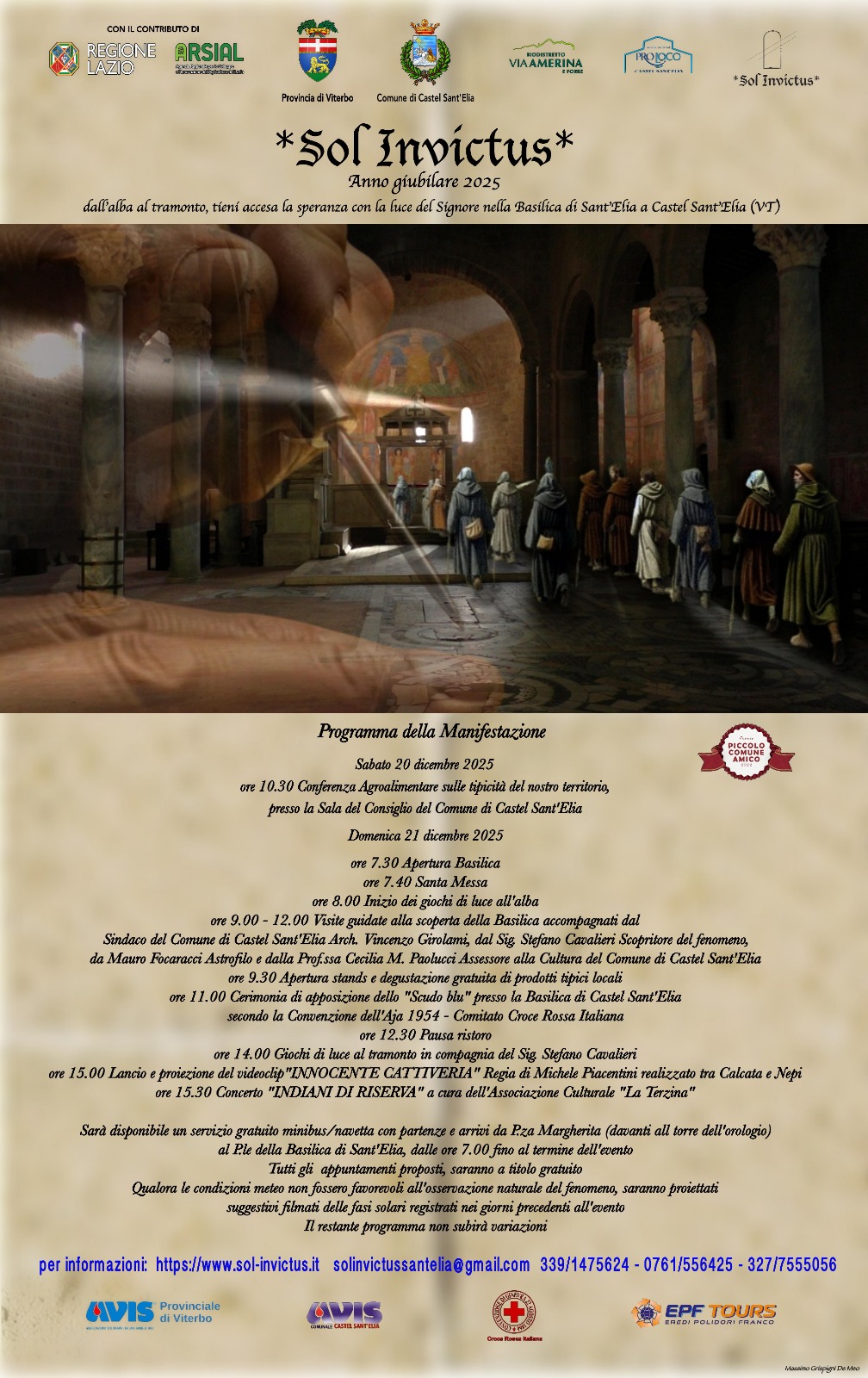 Manifesto evento SOL INVICTUS